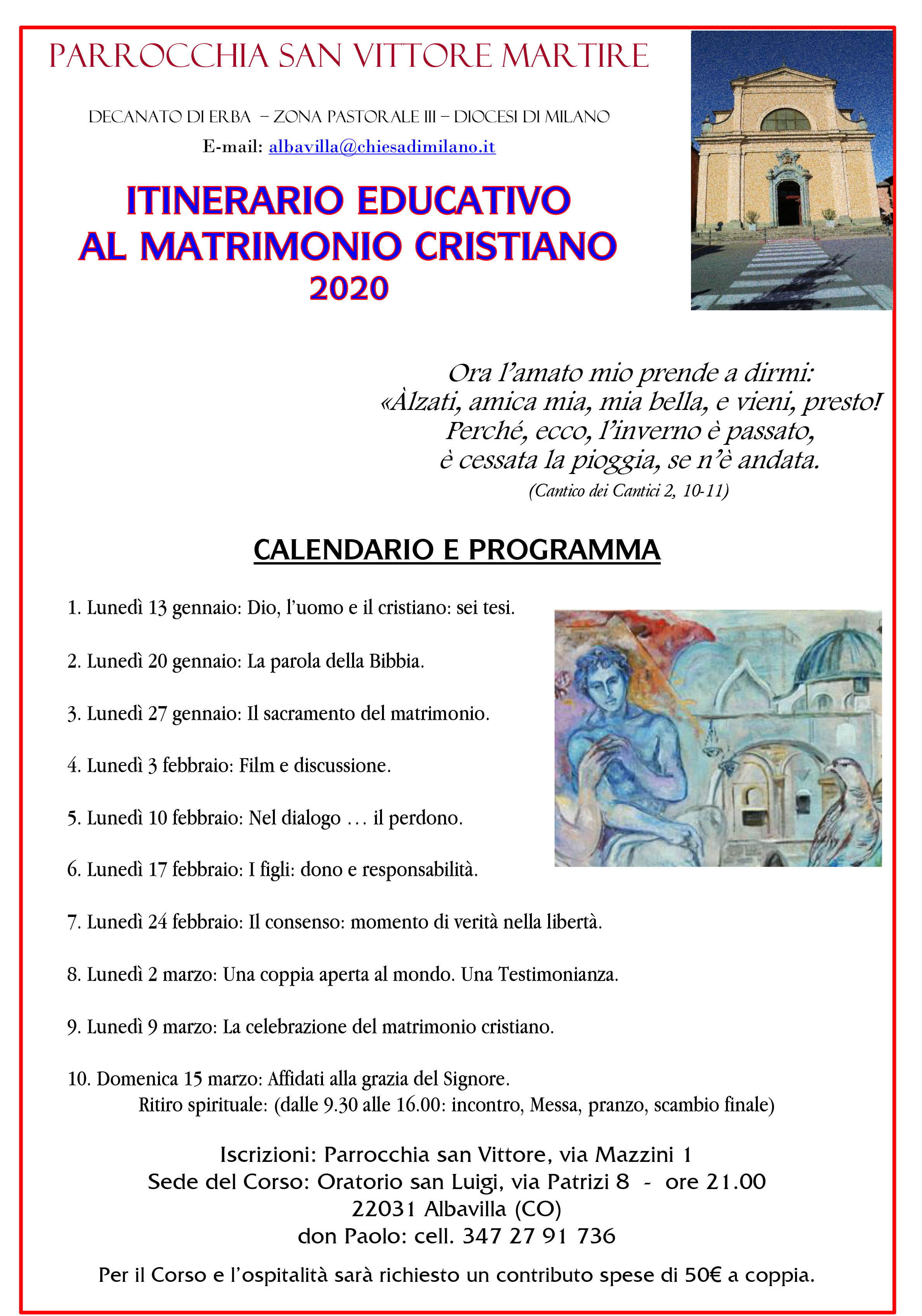 corso fidanzati 2020