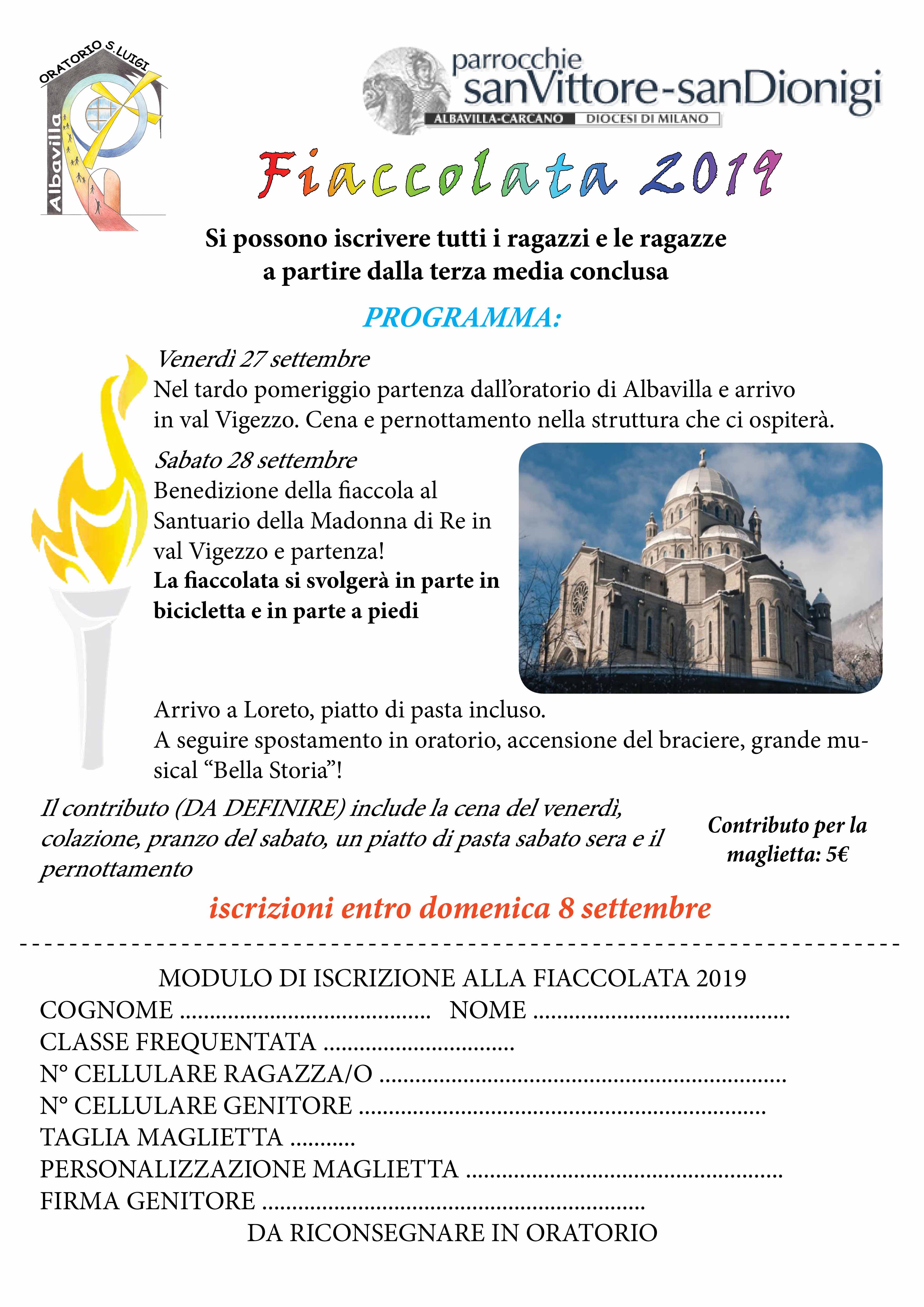 fiaccolata per i grandi