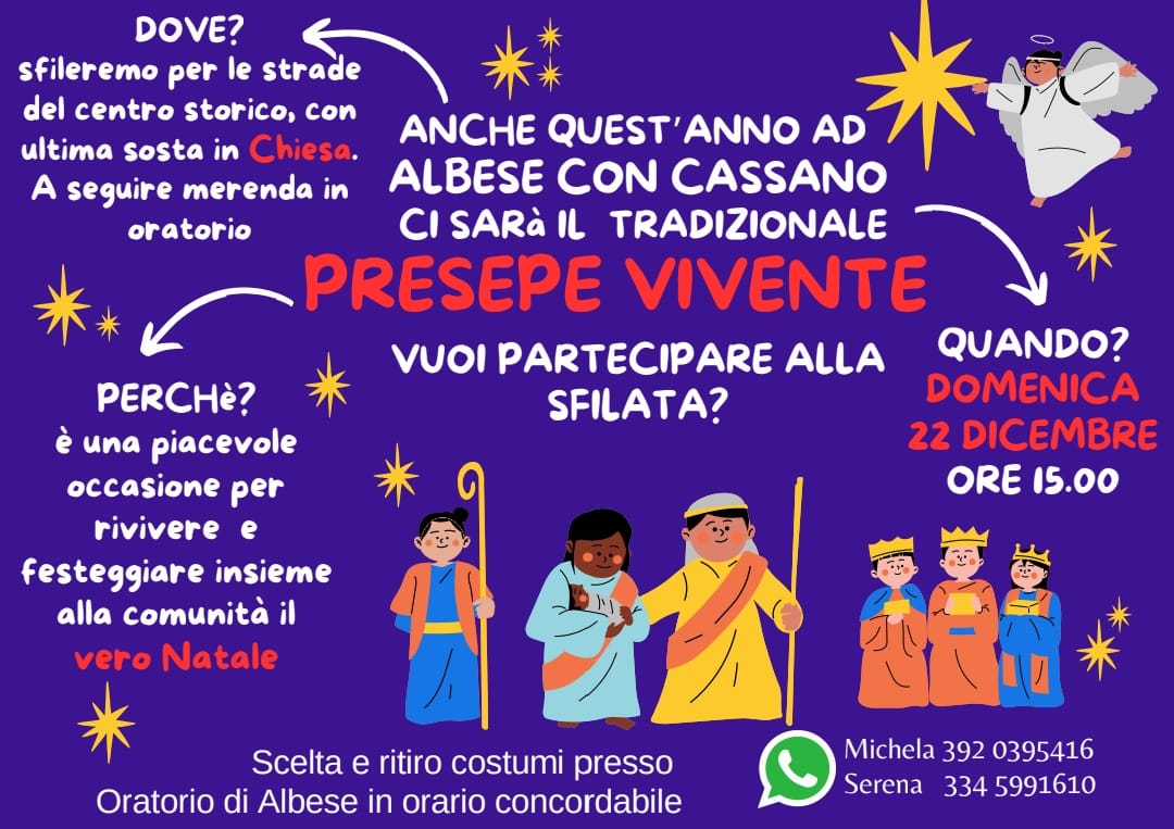 presepe itinerante