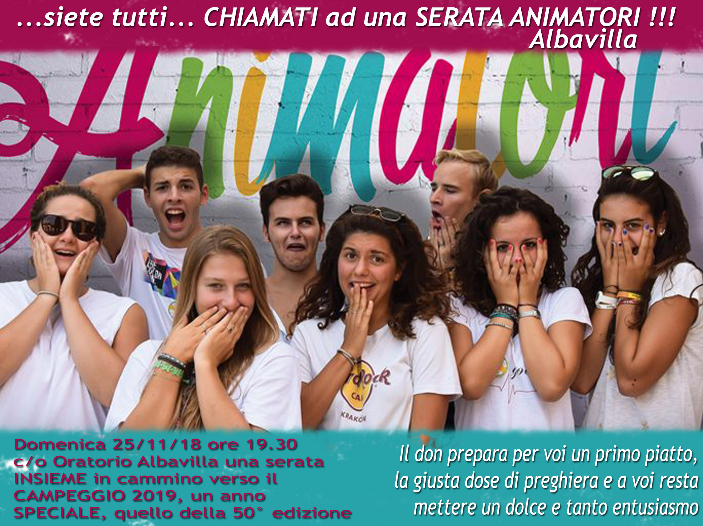 SERATA ANIMATORI