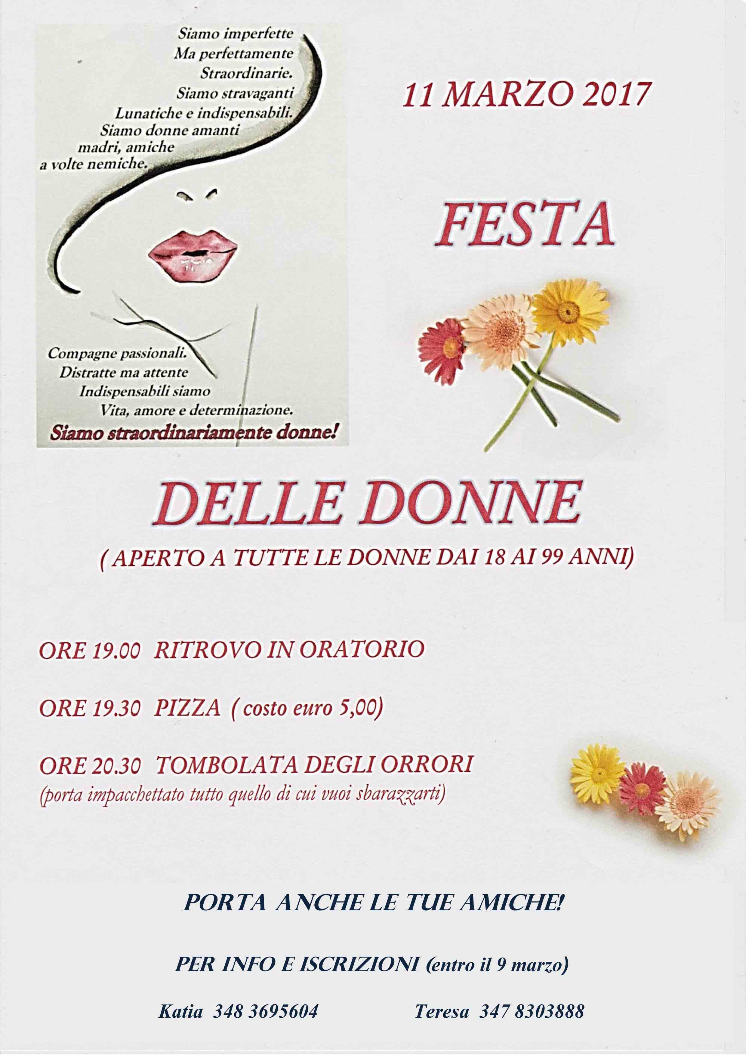 FESTA DELLA DONNA 2017