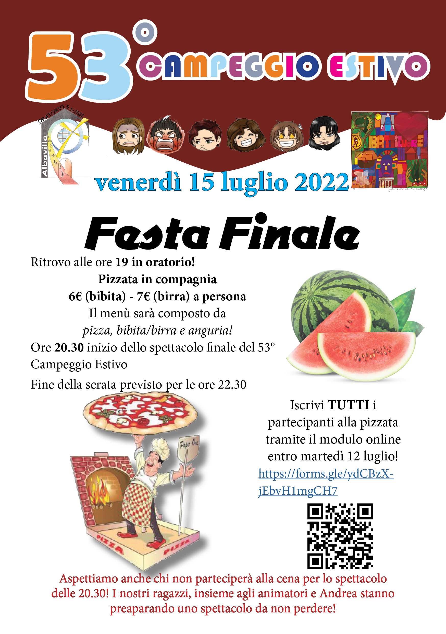 avviso festa finale