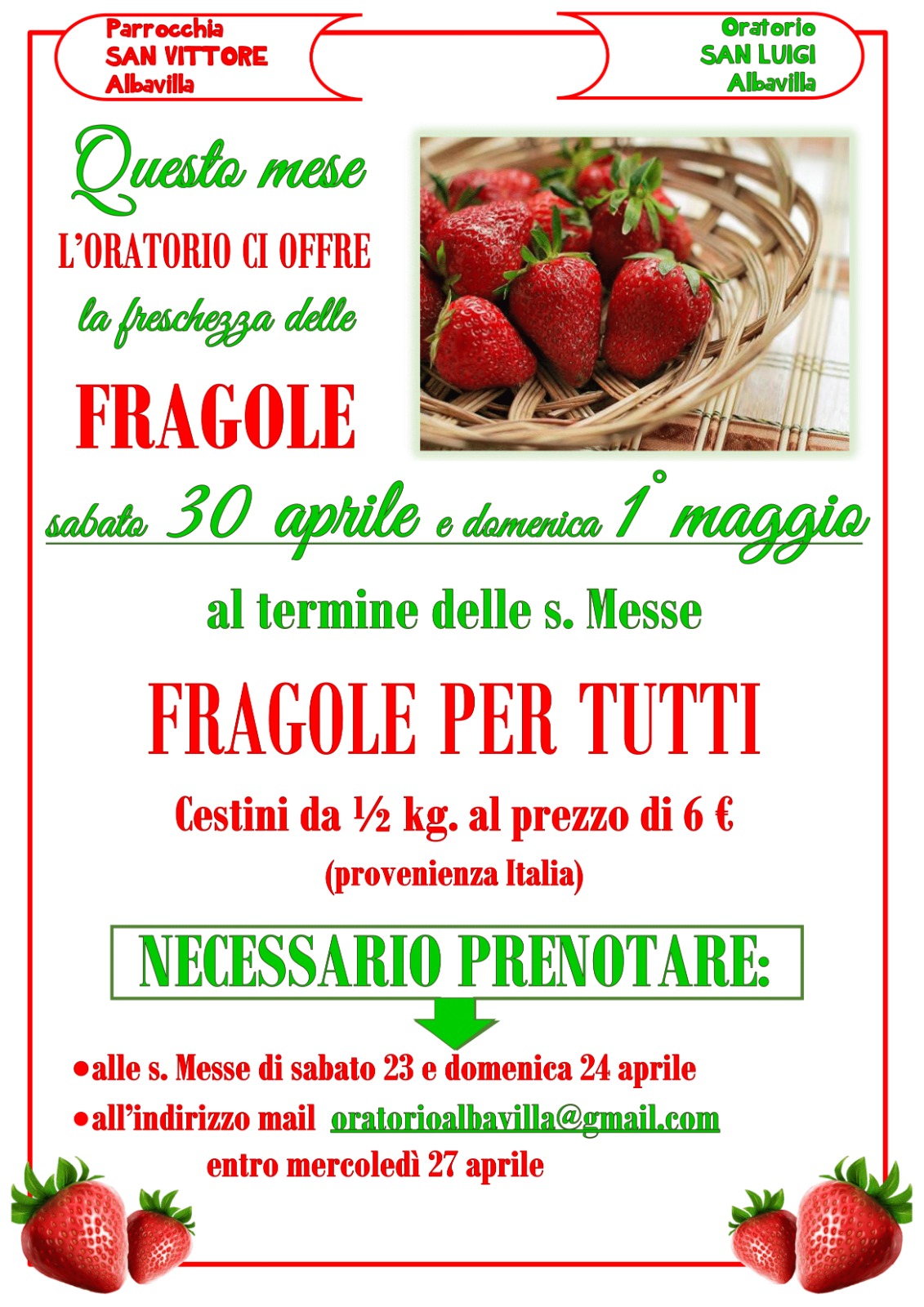 fragole aprile 2022