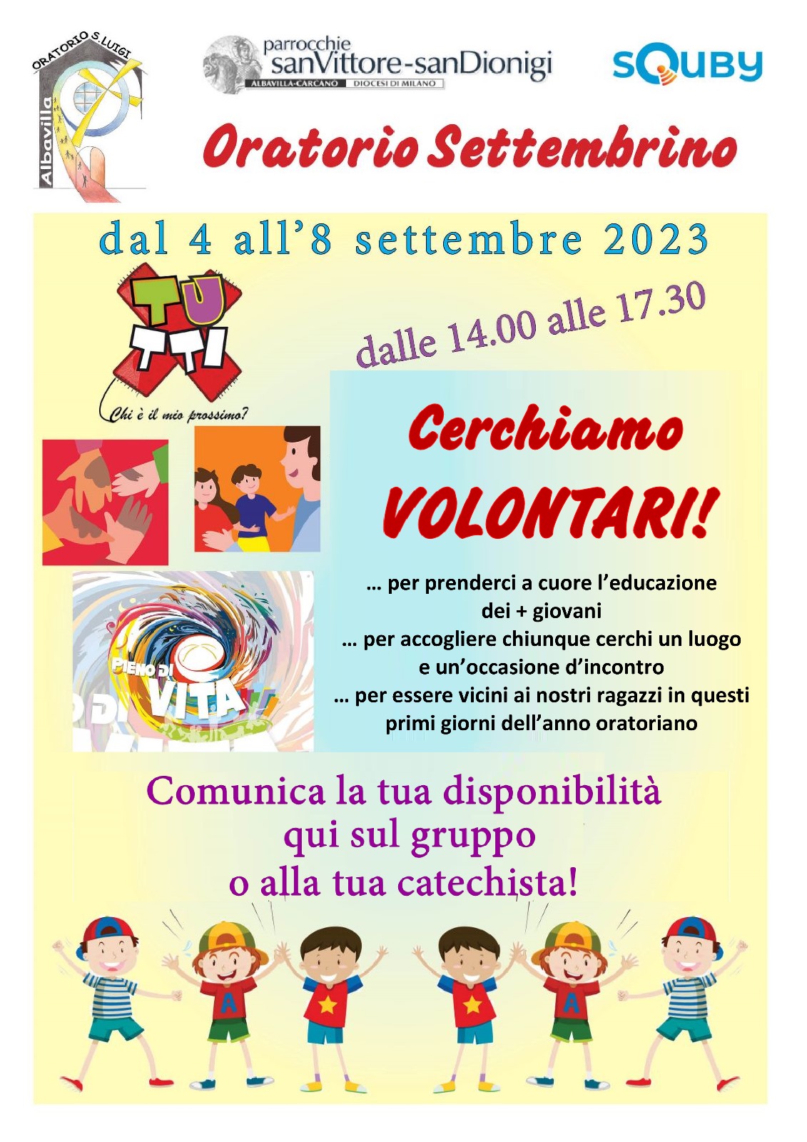 ricerca volontari